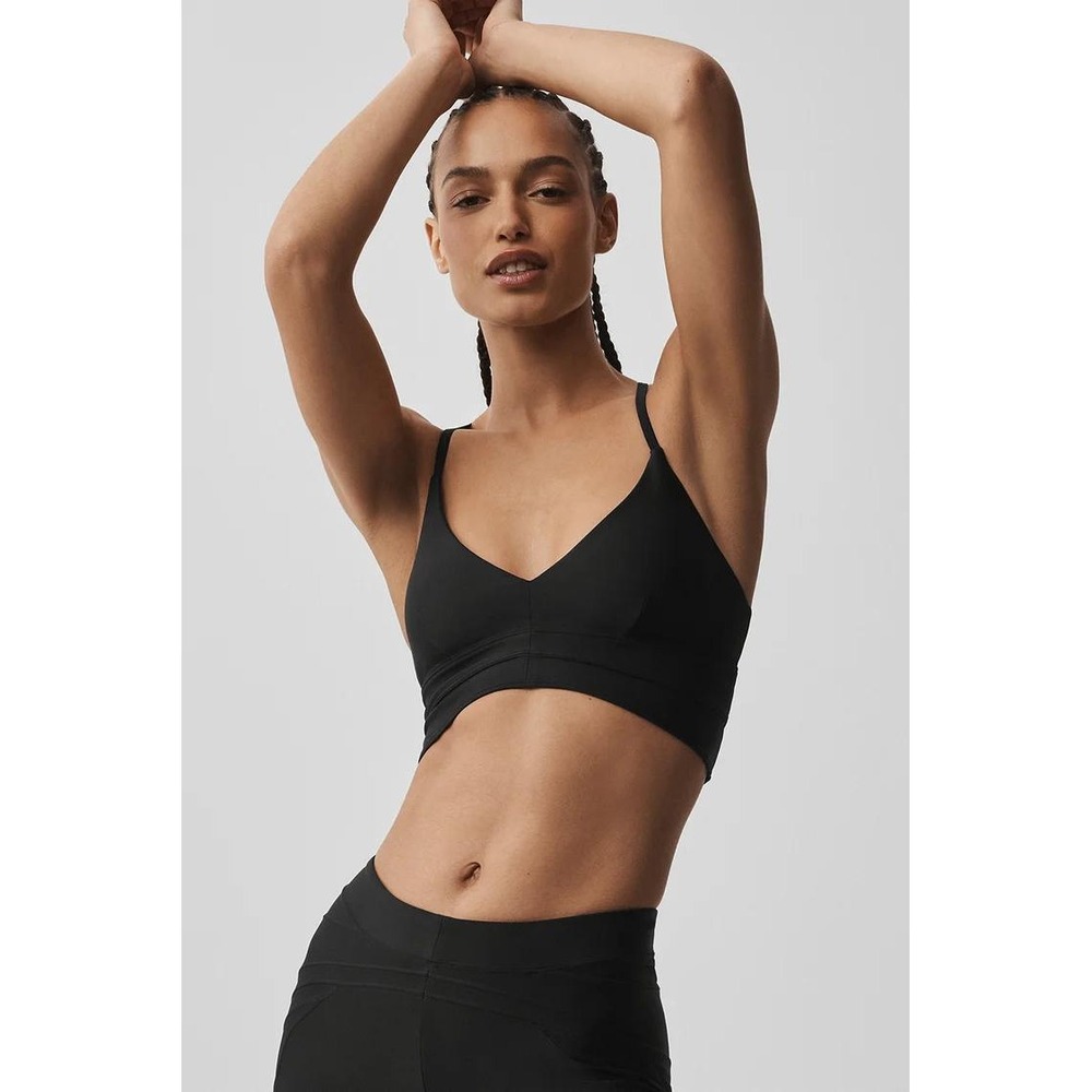 Alo Yoga Airlift Evolve Bra Black Small New With Tags